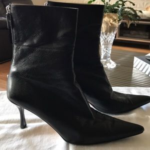 - Gucci black ankle boots